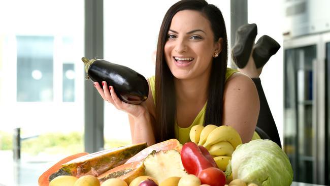 Fruit and vegetable overload: Reporter Stephanie Timotheou couldn’t make it through her third day on the Raw Till 4 diet. Picture: Roy VanDerVegt