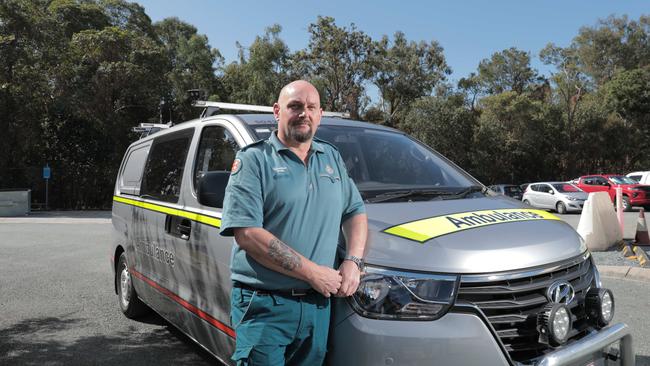 Mental health nurse Paul Bedward. Picture: Mark Cranitch.