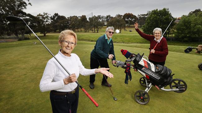 Golf is back but the toilets are shut. Picture: Alex Coppel.