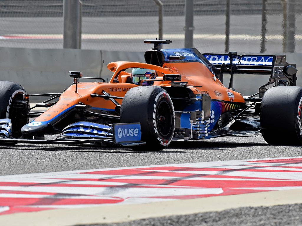 Daniel Ricciardo looks good in orange.