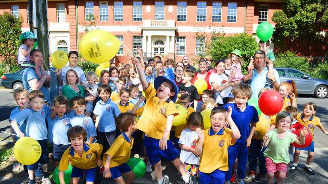 There were cheers all round when the new high school was promised. Picture: Josie Hayden
