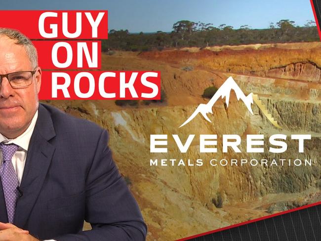 Guy on Rocks: Everest Metals Corp