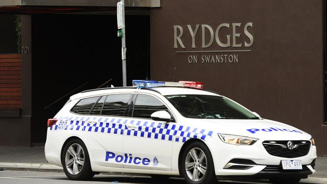 Rydges Hotel was involved in the hotel quarantine program. Picture: Quinn Rooney/Getty Images.