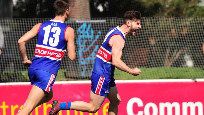 Superstar midfielder Kane Barbuto has re-signed with Keilor. Picture: Jamie Morey