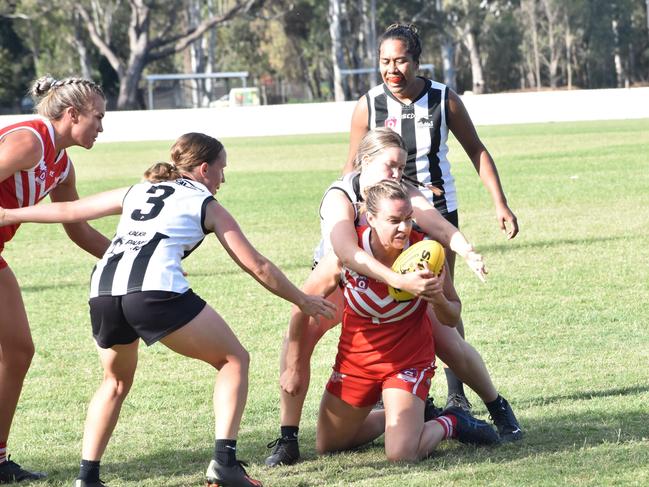 AFL Capricornia senior women’s grand final, Yeppoon Swans versus Rockhampton Panthers, Rockhampton Cricket Grounds, September 10, 2022.