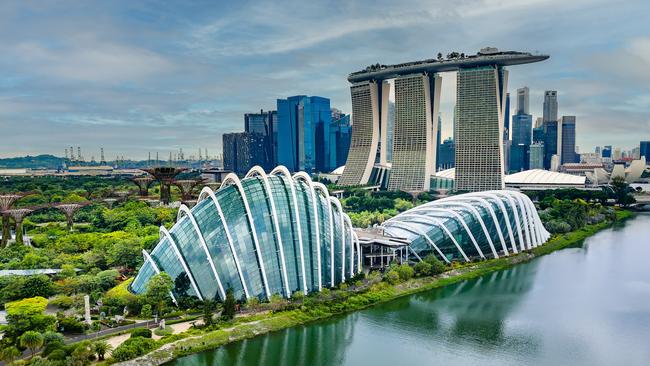 The Marina Bay/Gardens By The Bay area of Singapore. File photo: iStock