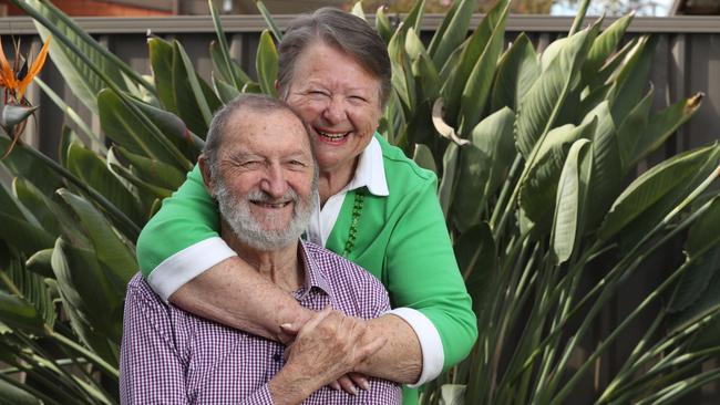 Kenneth and Marjory Freeman honoured for their volunteer work with community health services. Picture: David Swift