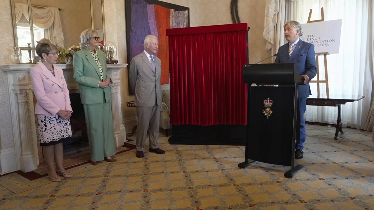 The King launches new charity in Australia
