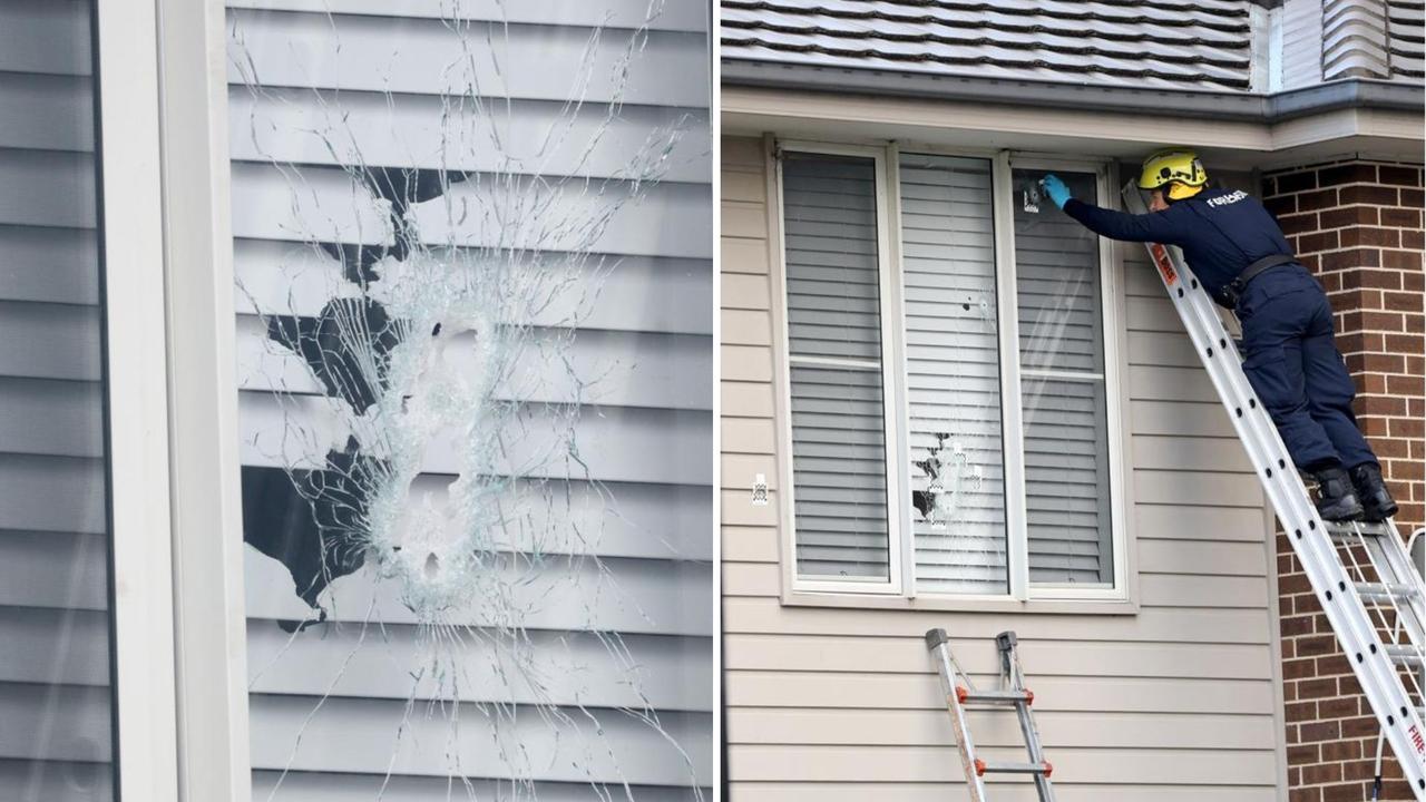 Shots fired at home, car destroyed