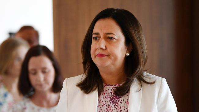 Queensland Premier Annastacia Palaszczuk on Sunday. Picture: AAP