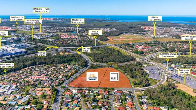 Murrumba Village will comprise of more than 20 new businesses including a childcare and swim school, budget supermarket and more. Picture: Supplied