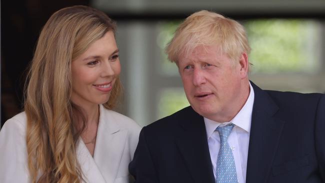 Boris Johnson and wife Carrie. Picture: Sean Gallup/Pool/Getty Images