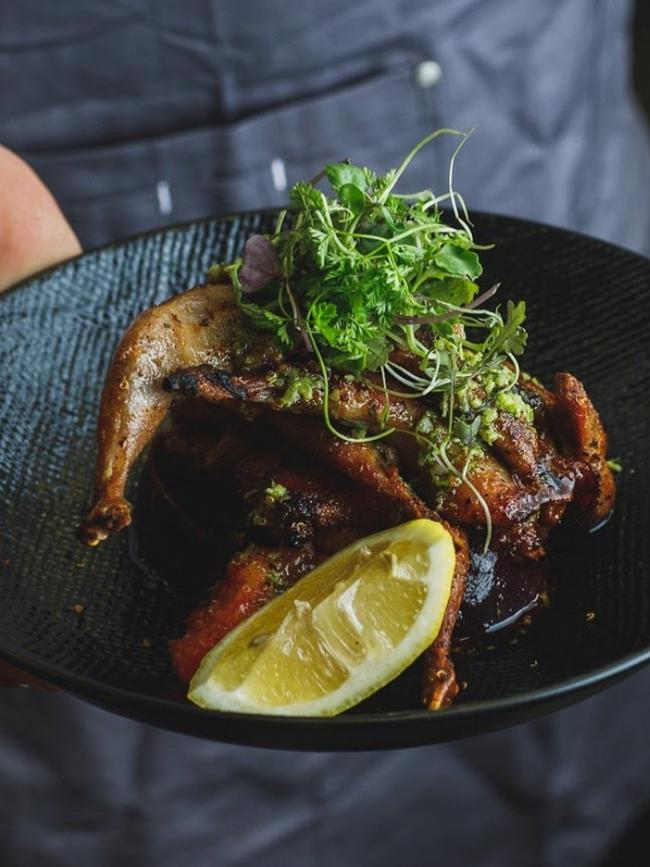 Grilled quail from Agapi at Hyde Park.