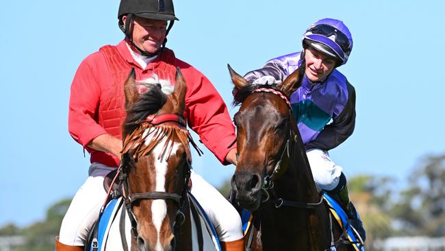 Jamie Kah brings Hayasugi back to scale. Picture: Vince Caligiuri/Getty Images