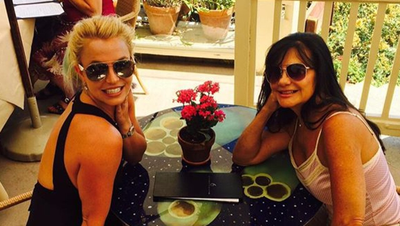 Britney and her mother Lynne in 2015. Picture: Instagram