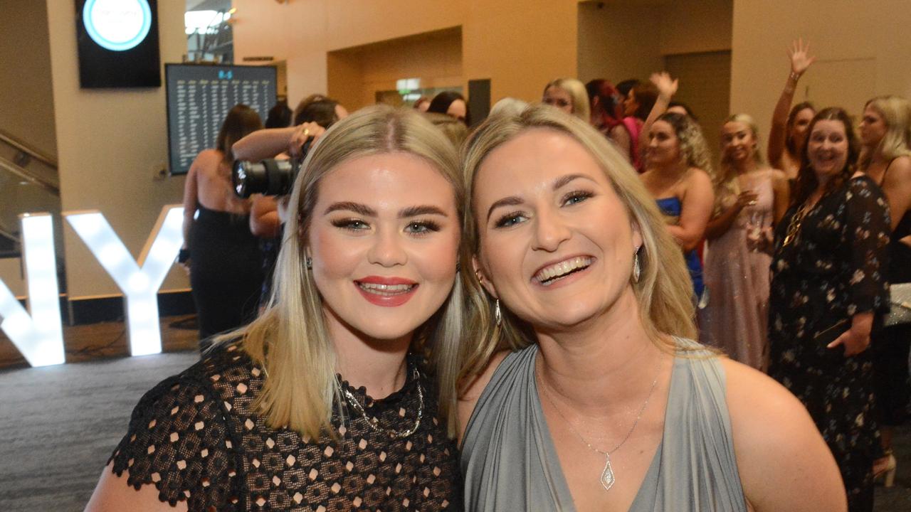 Charlie Johnstone and Sarah Codhill at Harmony Early Learning Awards night at GCCEC, Broadbeach. Pic: Regina King