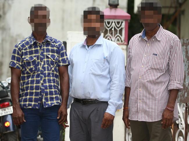 Sri Lankan refugees in Chennai, India, who also know of refugees selling organs to get to Australia. Picture: Gary Ramage