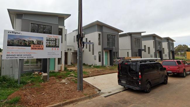 The Parafield Gardens project pictured in August last year. Picture: Google Street View