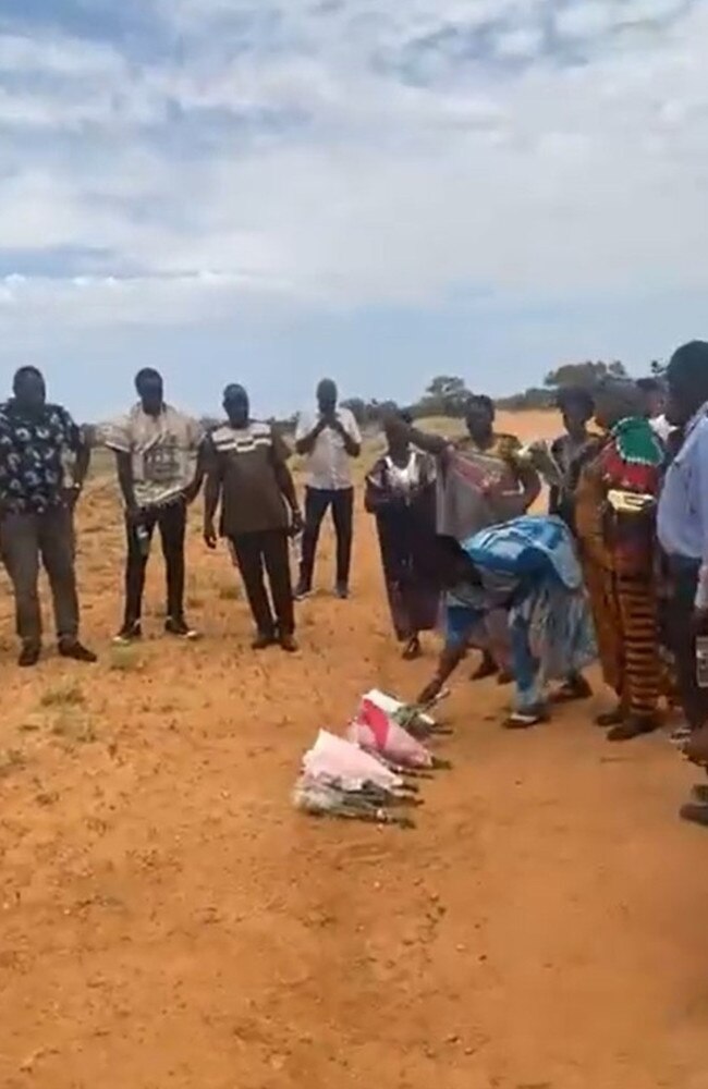 A vigil was held at the site where the body of 19-year-old Yoal Deng Gatluak was found on New Years Day.