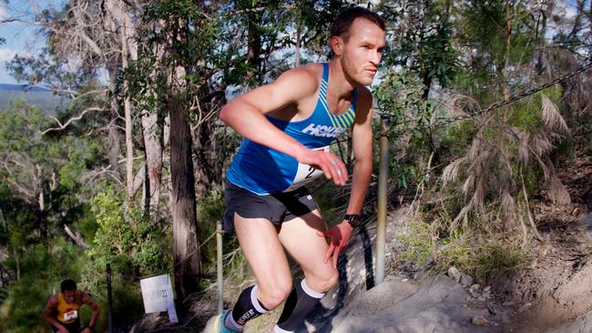 Ben Duffus competes in the 2018 King of the Mountain event.