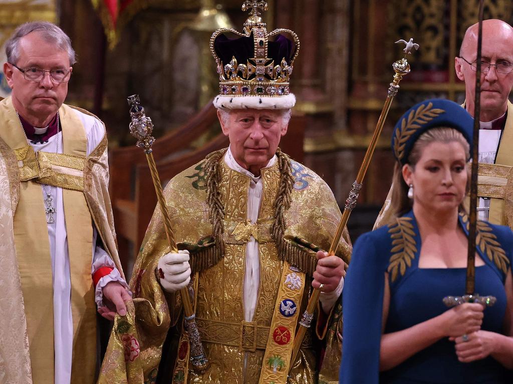 ‘God Save the King’. Picture: Richard Pohle/AFP