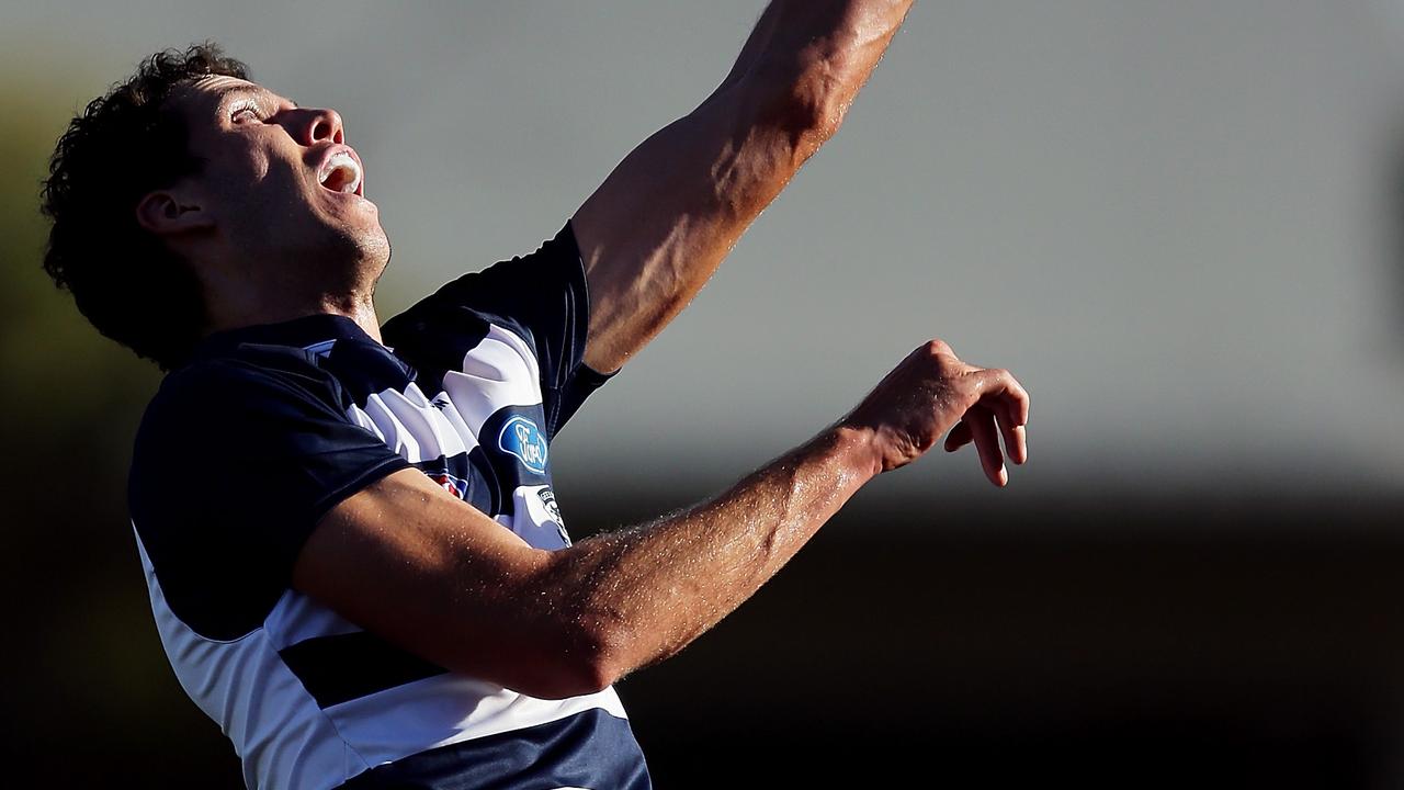 Darcy Fort of the Cats didn’t earn many SuperCoach points in the first round of JLT Community Series action