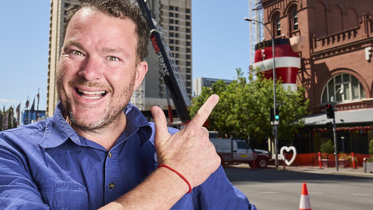 He’s back! First big sign it’s Christmas time in Adelaide