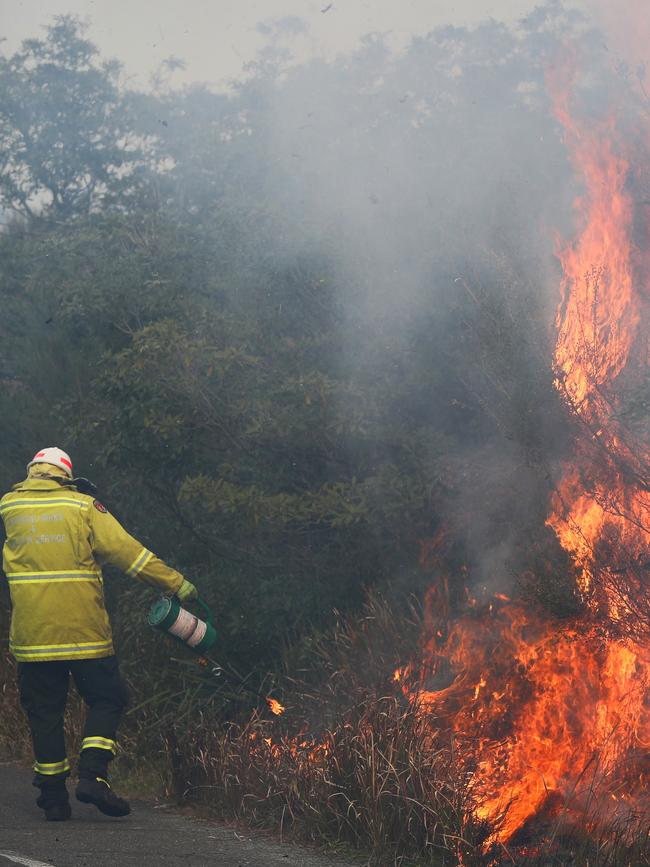 NPWS crews worked alongside NSW Fire Brigade officers.