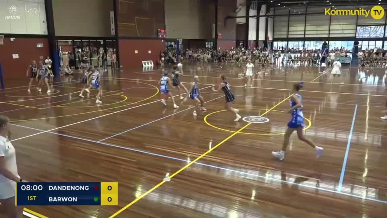 Replay: Dandenong Valley v Barwon (15&U) - 2025 Netball Victoria State Titles Day 3