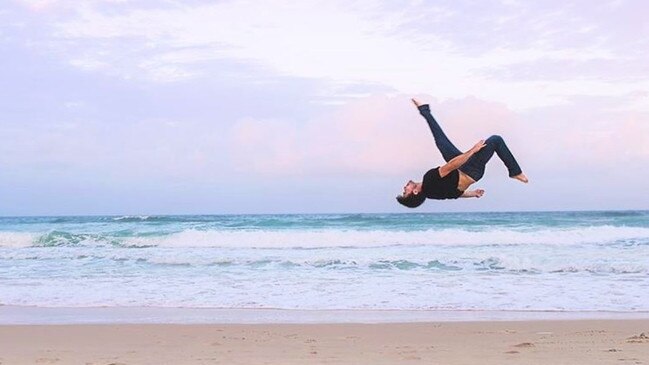 Ryan Bayldon-Lumsden, one of the fittest candidates running in the Gold Coast City council elections.