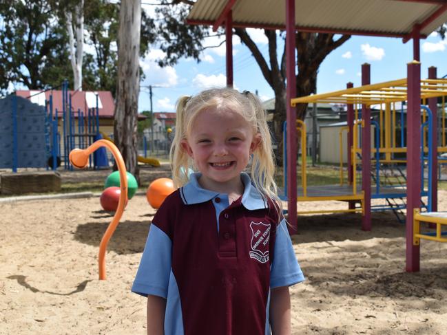 Warwick Central State School prep students are ready to embark on their schooling lives (Photo: Warwick Daily News)