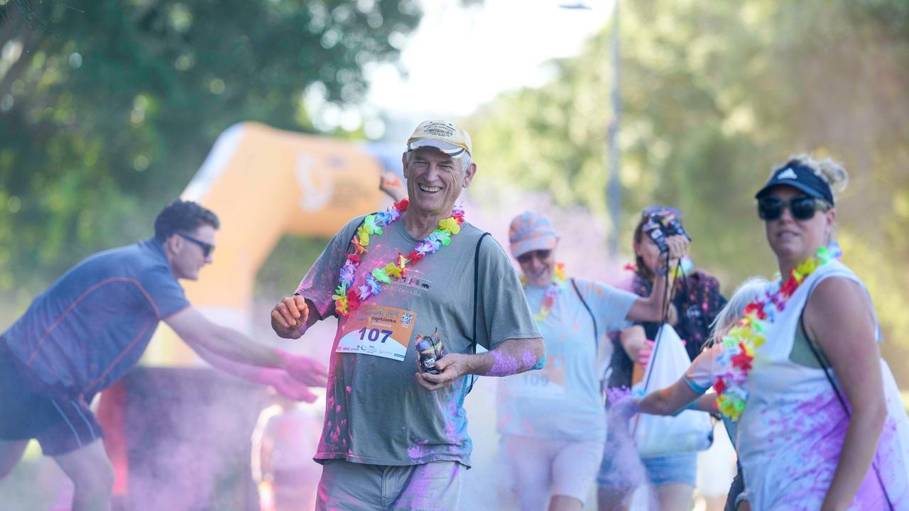 Fun from the 2023 Gladstone Colour Me Capricorn fun run for the RACQ CapRescue. Photos: Cherryandjun Photography