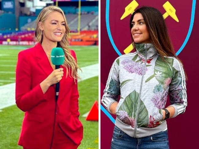 Laura Woods and Bianca Westwood. Photo: Instagram, @biancawestwood, @laurawoodsy.