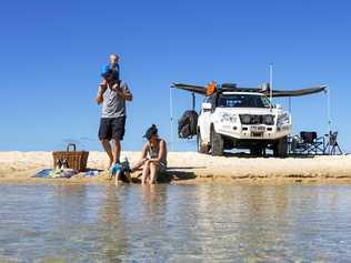 Fraser Island wins best family camping spot in magazine awards. Picture: Contributed