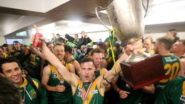 Leongatha finished the Gippsland league season as premiers and champions in 2022. Picture: Yuri Kouzmin