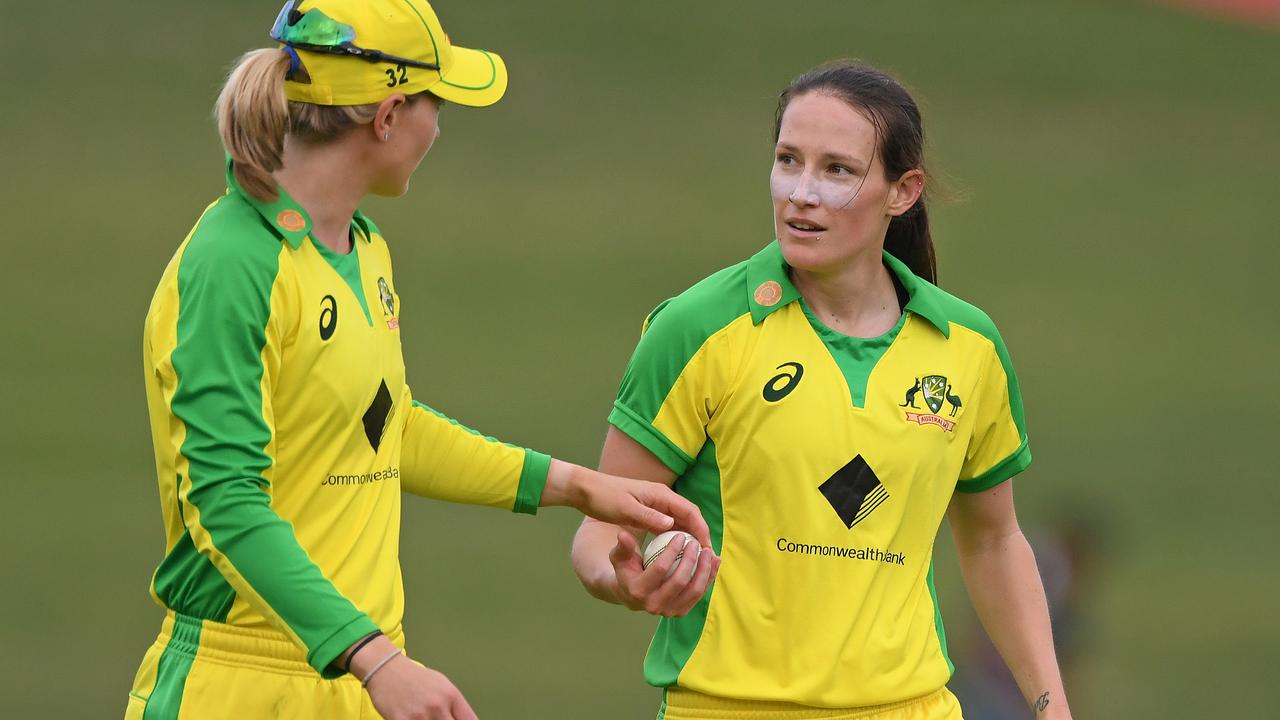 Megan Schutt won’t play against India. Picture: Kerry Marshall/Getty Images