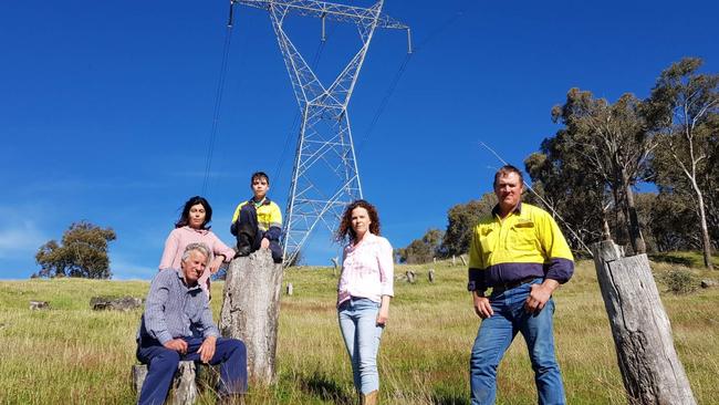 Rebecca Tobin (second right) cited fire with the project. Picture: Supplied