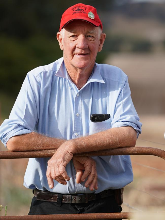 Wagga Wagga farmer, and crop consultant Alan Brown said there had been hail damage in southern NSW. Picture: Brad Newman