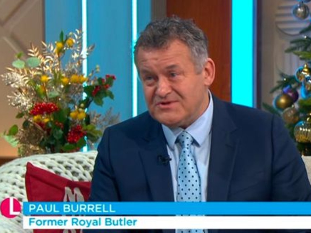 Princess Diana’s former butler Paul Burrell said the Sussexes should be stripped of their royal titles. Picture: ITV