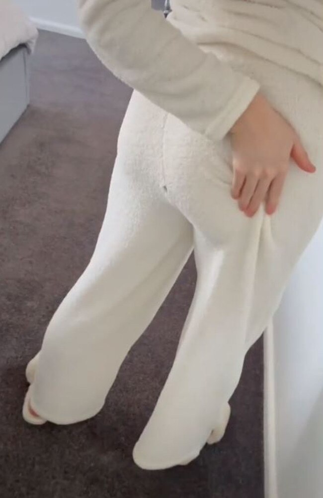 I found a Zara dupe of Kim Kardashian's new Skims 'disco' pants