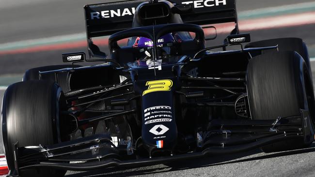 Daniel Ricciardo during F1 testing in Barcelona last month. Picture: Getty Images