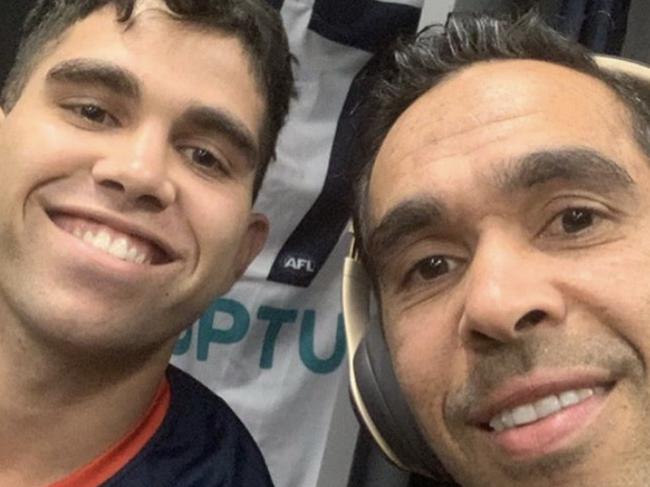 Eddie Betts responds to his shock axing from the Adelaide team on his Instagram.