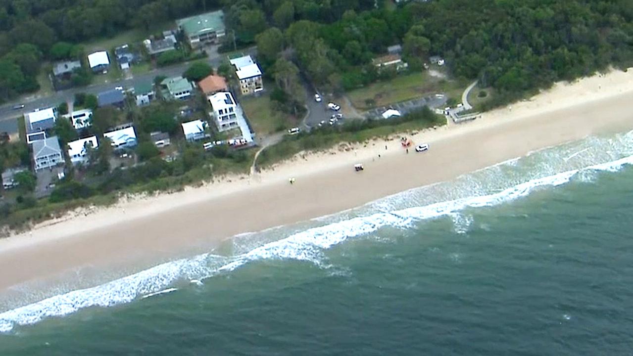 Rickman Parade is about 550m north of the surf club. Picture: 7News