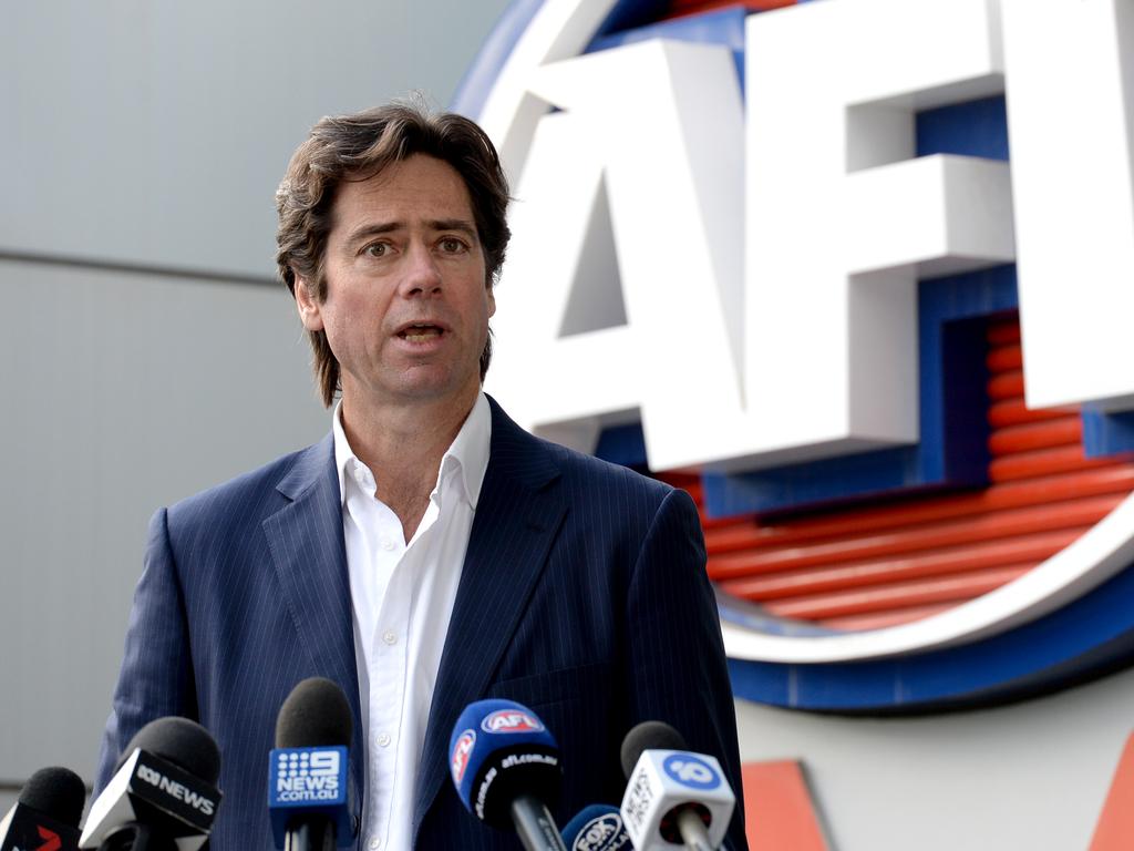 Gillon McLachlan delivered Queenslanders the good news.