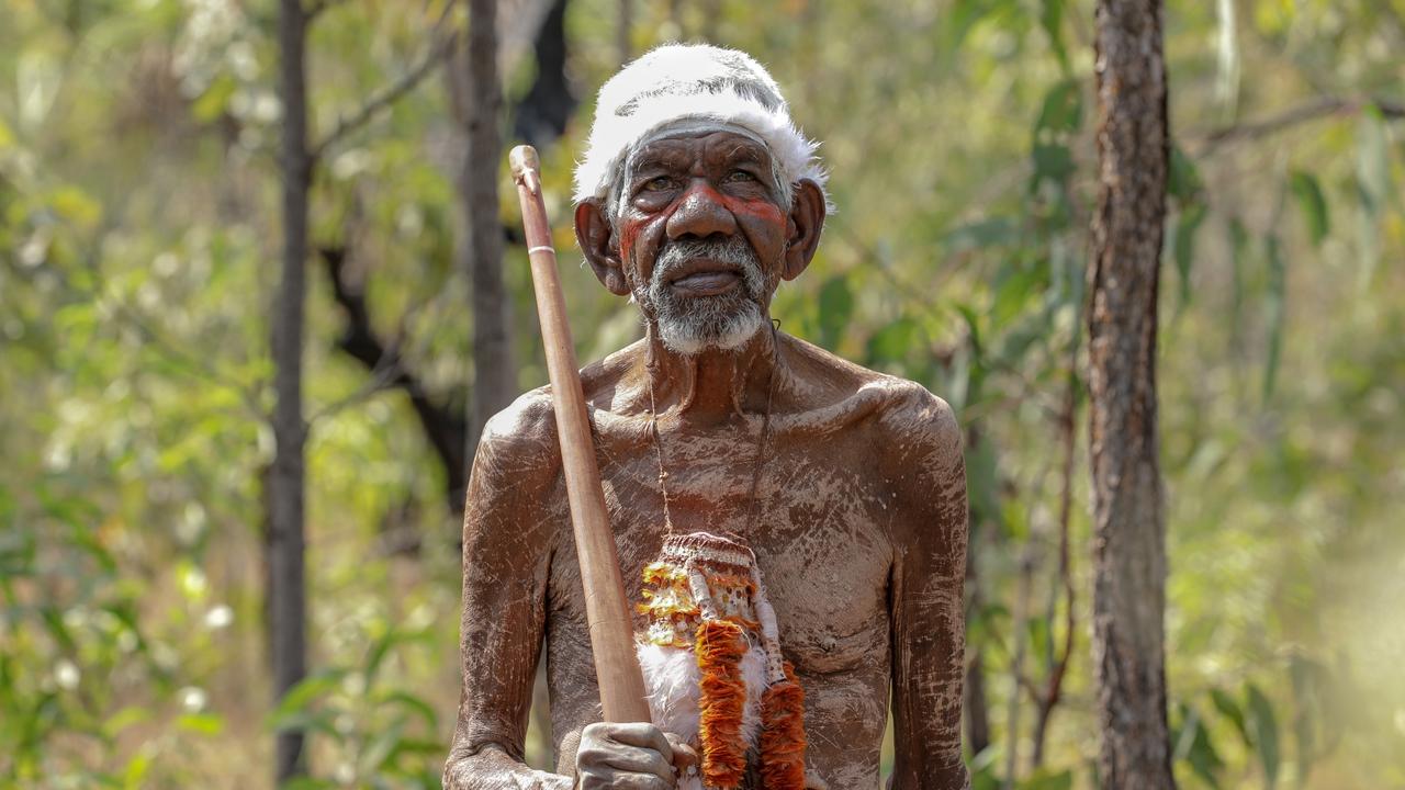 Rev Dr Djiniyini Gondarra OAM in a still from the Luku Ngärra: The Law of the Land documentary. Picture: supplied.