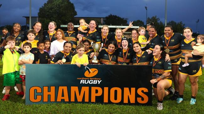 Darwin Dragons Women won the 2024-25 grand final defeating Palmerston Crocs. Picture: Pema Tamang Pakhrin