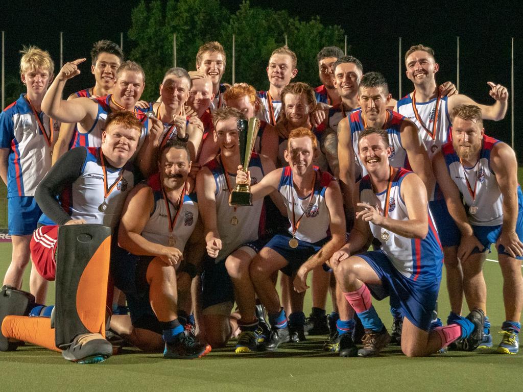 East Darwin Storm won the 2021 A Grade Darwin Hockey League grand final. Picture: Paul Markou