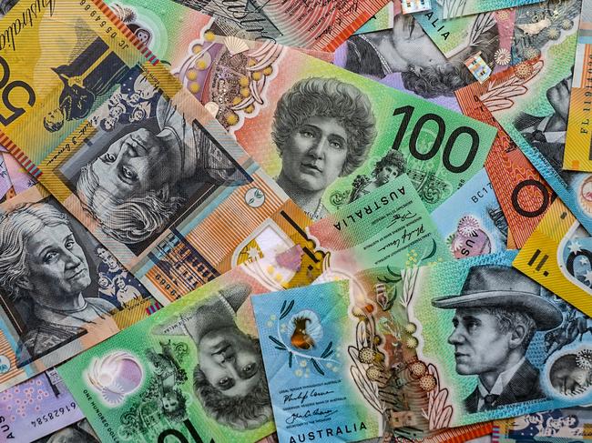 AUSTRALIA - NewsWire Photos - General view editorial generic stock photo image of Australian cash money currency. Picture: NewsWire / Nicholas Eagar