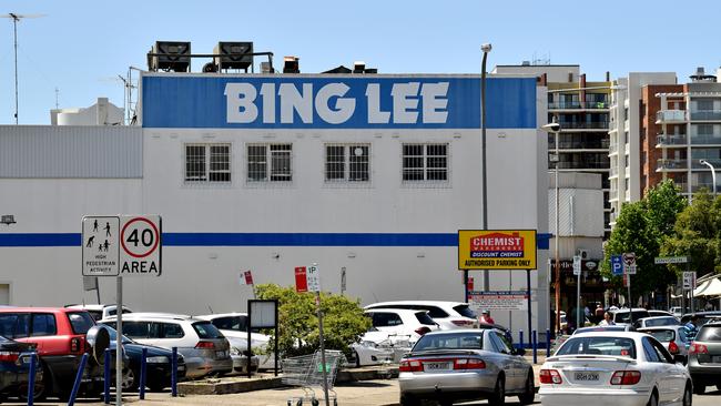 The Bing Lee precinct in Fairfield. Picture: Joel Carrett