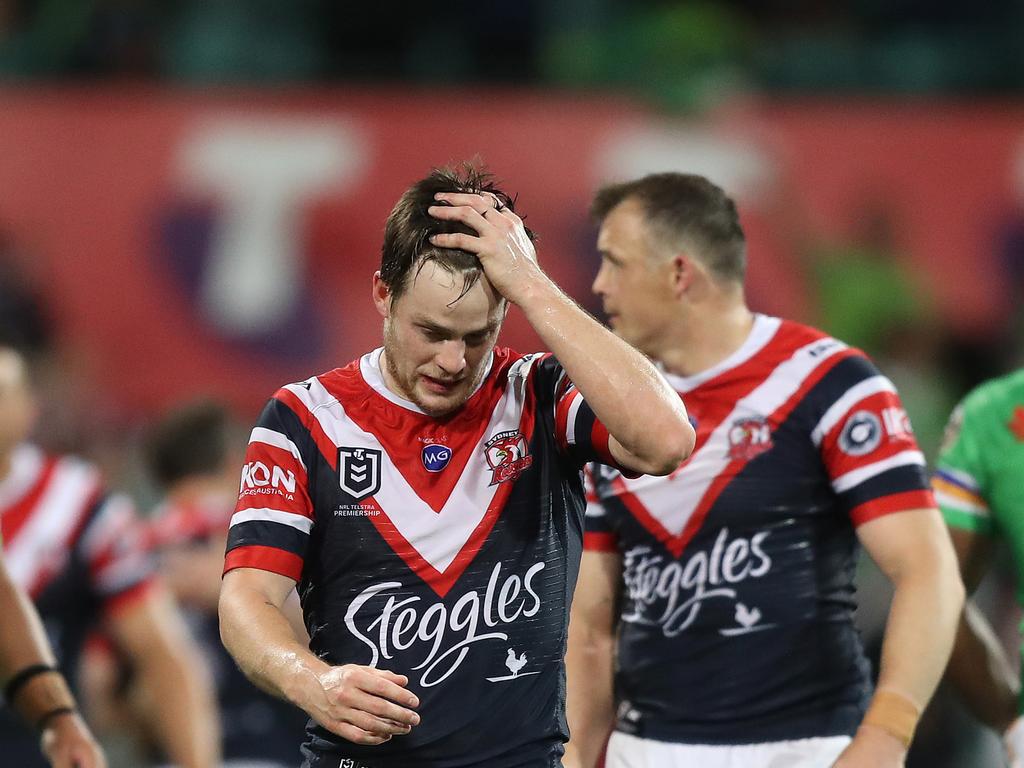 Is it time to move Luke Keary closer to the ball? Picture: Brett Costello